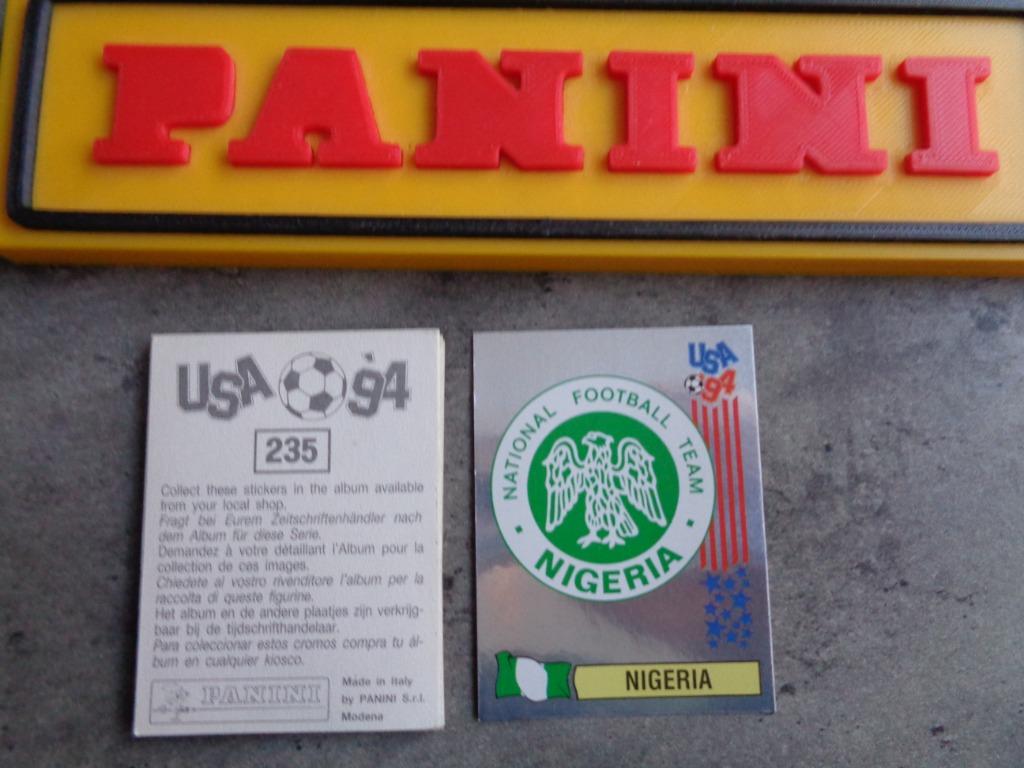 Panini voetbal sticker world cup 94 usa wk embleem * 1x zel, Verzenden, Sticker