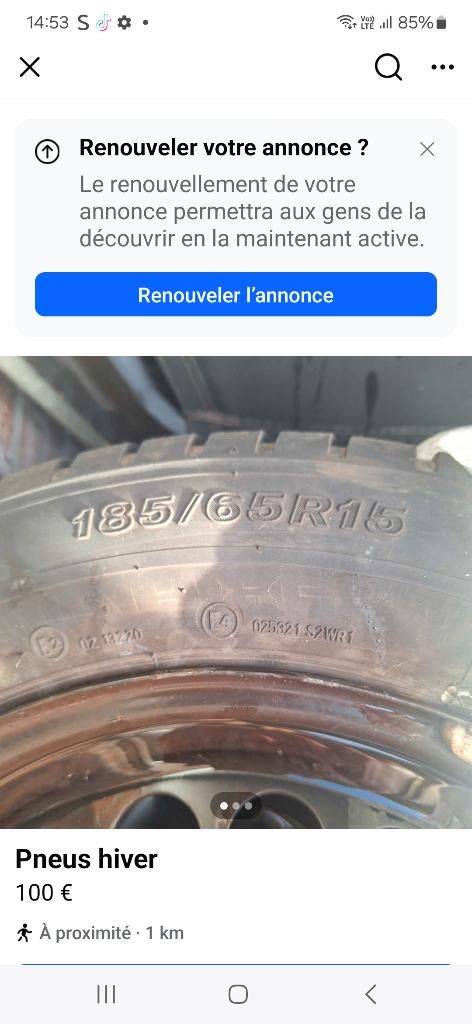 Pneus hiver avec jantes Opel Corsa, Autos : Pièces & Accessoires, Pneus & Jantes, Enlèvement, Utilisé, Pneus hiver, Pneu(s)