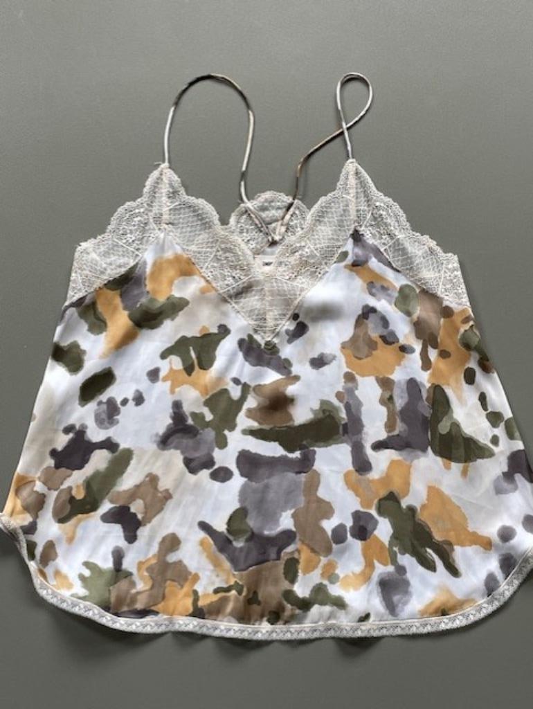 ZGAN Christy Camou top van Zadig & Voltaire, Sans manches, Zadig & Voltaire, Autres couleurs, Comme neuf