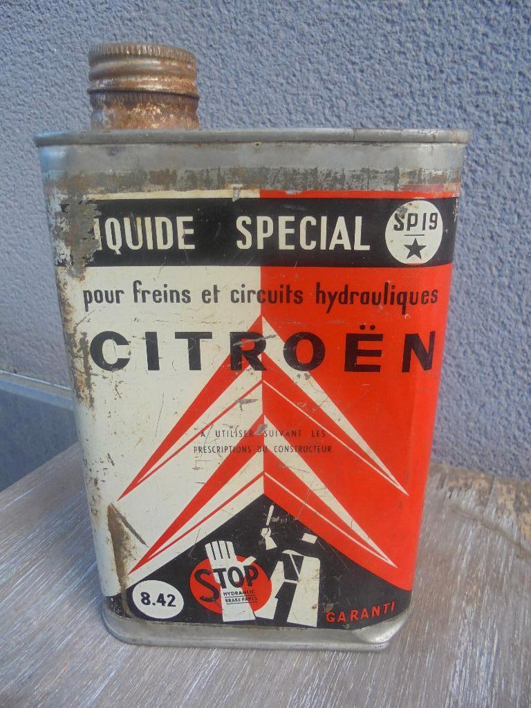 boîte d'huile citroen rare luiquide special freins, Enlèvement ou Envoi, Utilisé, Autre, Autres marques