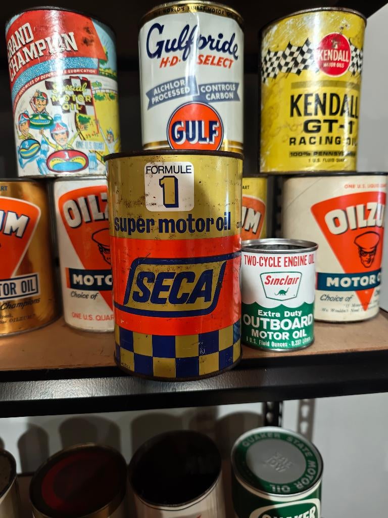 Bidon d huile ancien oil can us, Enlèvement ou Envoi, Utilisé, Emballage