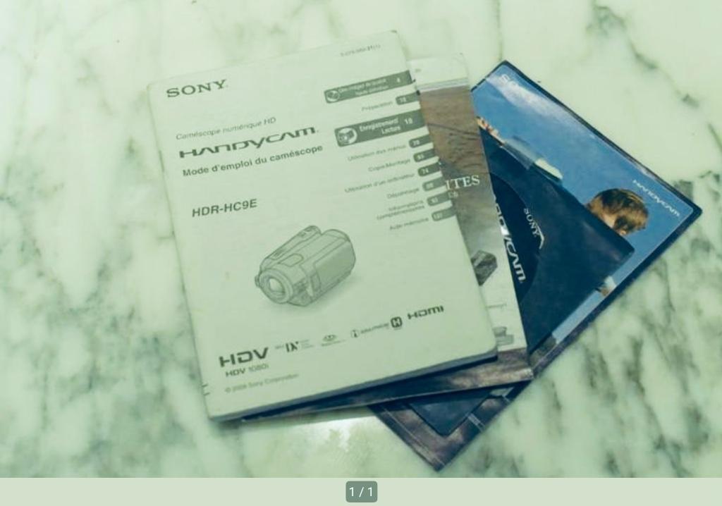 Sony Handycam HDR-HC9E handleiding en CD, Audio, Tv en Foto, Videocamera's Digitaal, Overige typen, Overige soorten, Ophalen of Verzenden