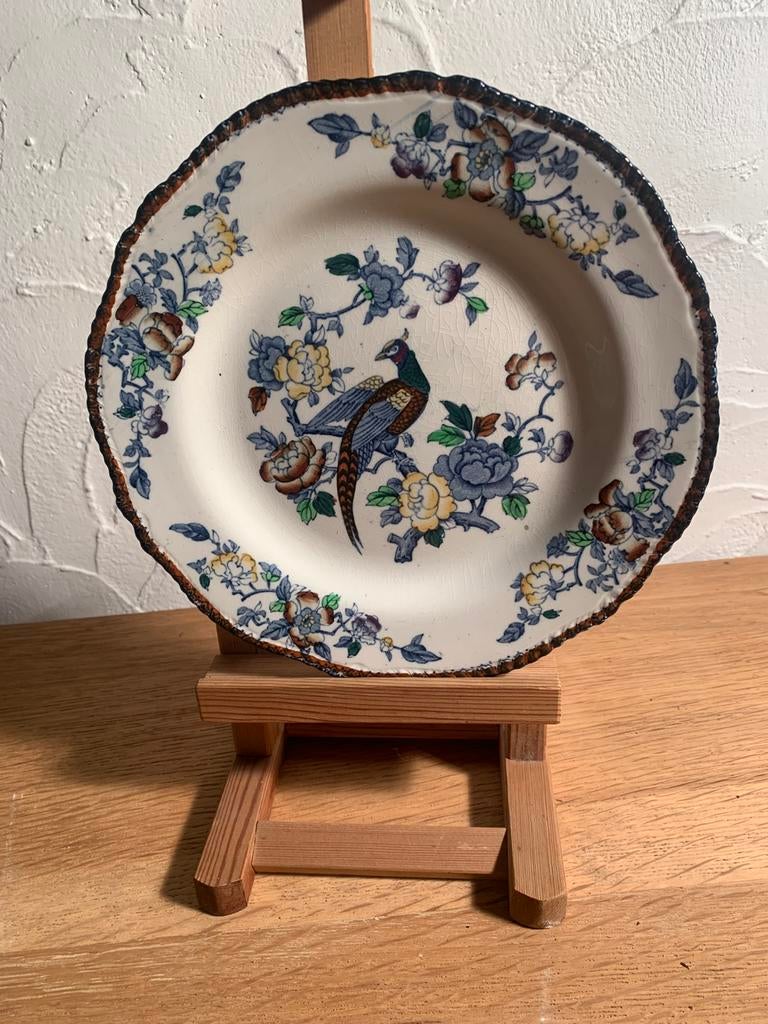 Assiette enPorcelaine anglaise, Enlèvement ou Envoi