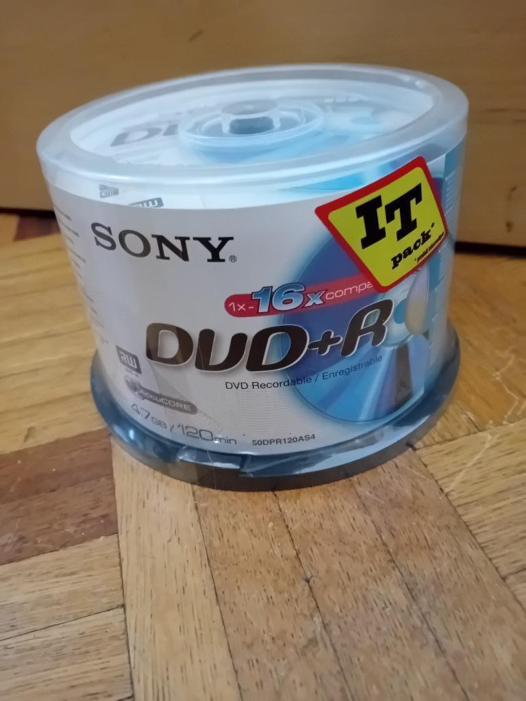 DVD+R Sony 4,7 GB, Ophalen of Verzenden