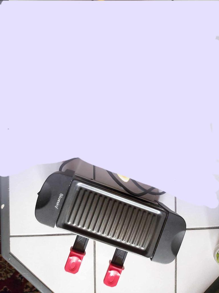 grill met gourmet en 2 pannetjes, Ophalen, Zo goed als nieuw, Minder dan 4 personen