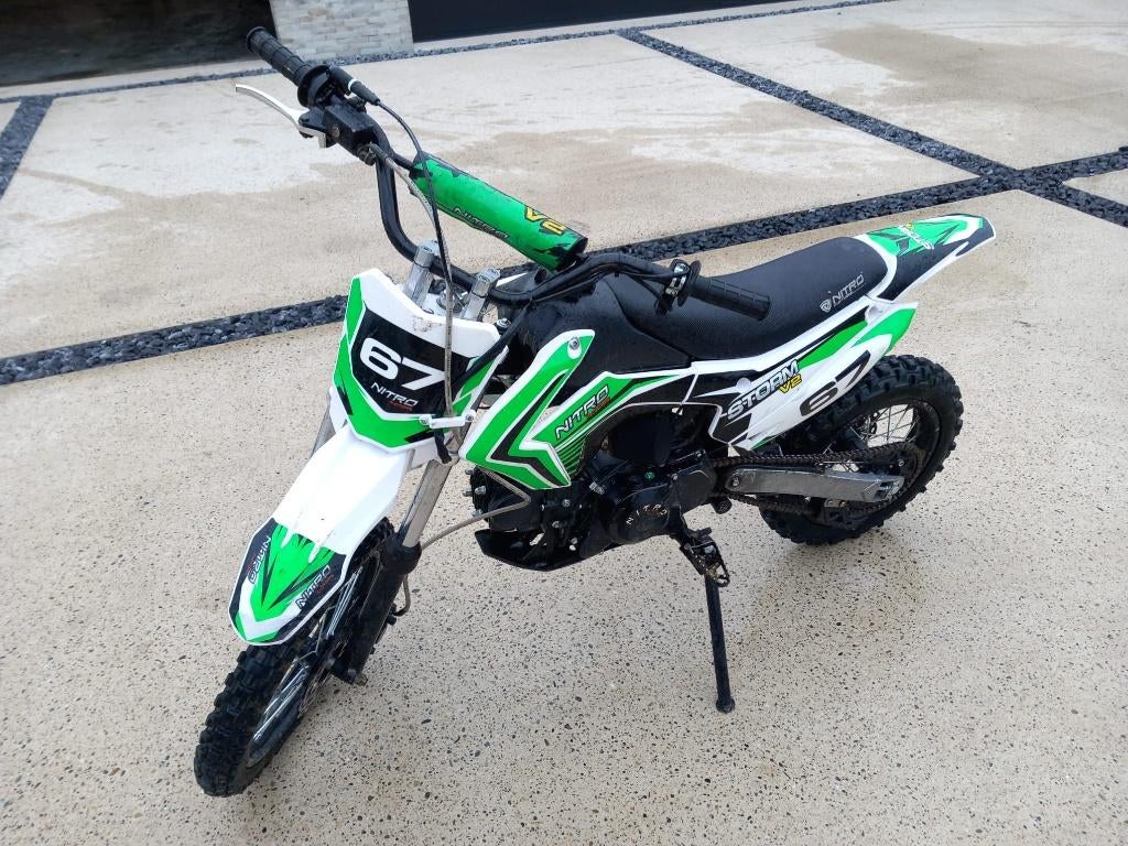 Nitro Crossmotor 110CC 14/12 4-takt (motor defect), Fietsen en Brommers, Gebruikt, 110 cc, Ophalen, Overige merken