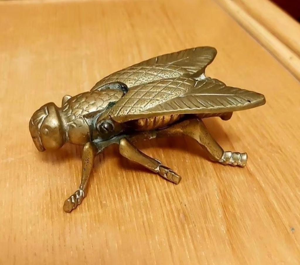 Cendrier à mouches vintage en cuivre, Enlèvement ou Envoi