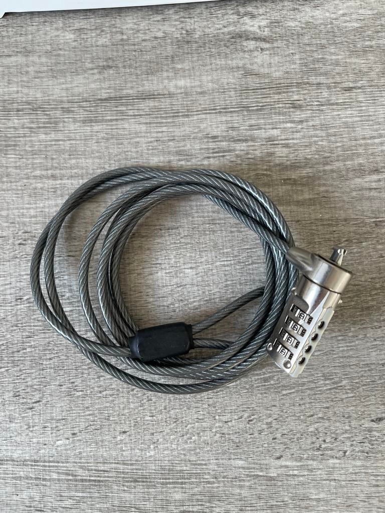 Cable Lock  Beveiligingskabel, Informatique & Logiciels, Ordinateurs & Logiciels Autre, Comme neuf, Enlèvement