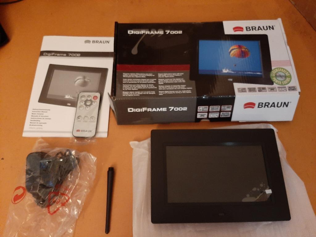 cadre photo numérique digiframe 7002, Ophalen, Nieuw, Kleiner dan 8 inch, Afstandsbediening