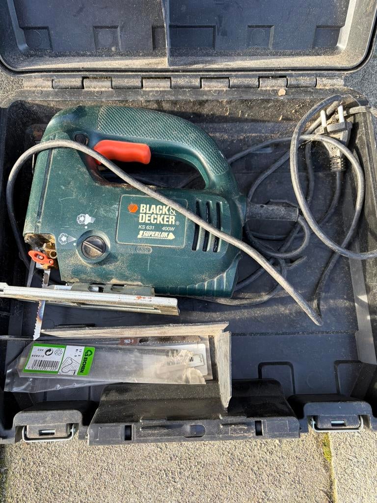 Decoupeerzaag Black&Decker, Gebruikt, Decoupeerzaag, Ophalen of Verzenden, Black & Decker