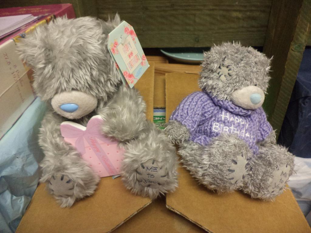 ME TO YOU verjaardagsknuffels, Kinderen en Baby's, Ophalen of Verzenden, Nieuw, Beer