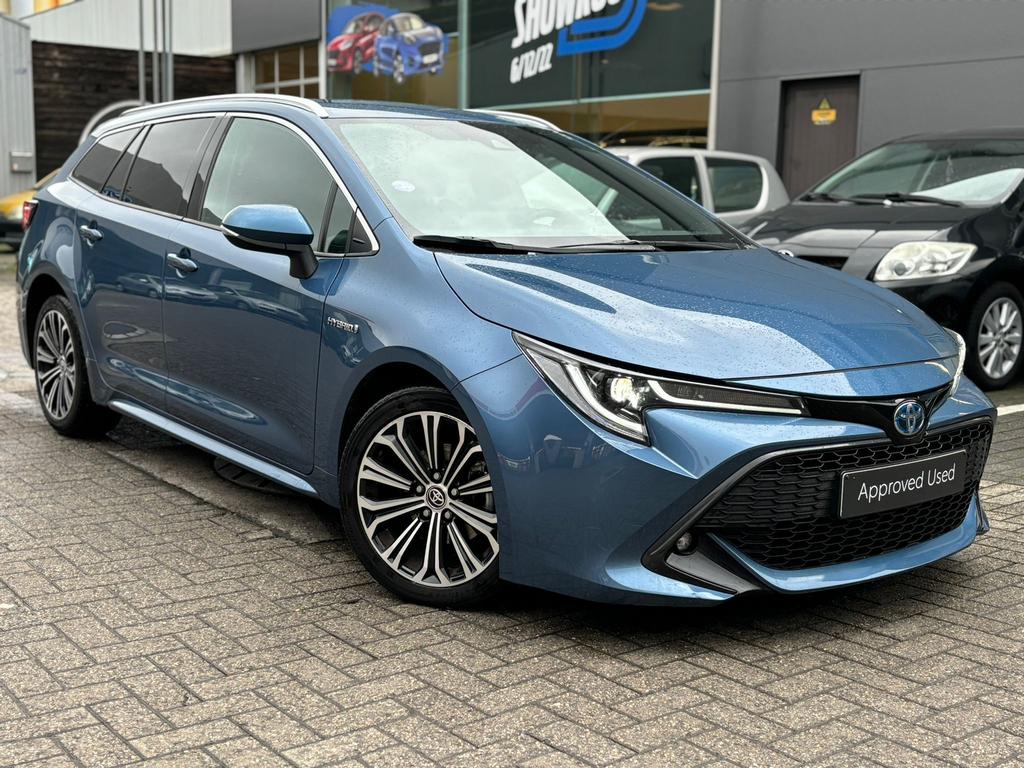 Toyota Corolla Touring Sport 1.8 VVT-I Hybride Style, Autos, Toyota, Achat, Euro 6, Entreprise, Noir
