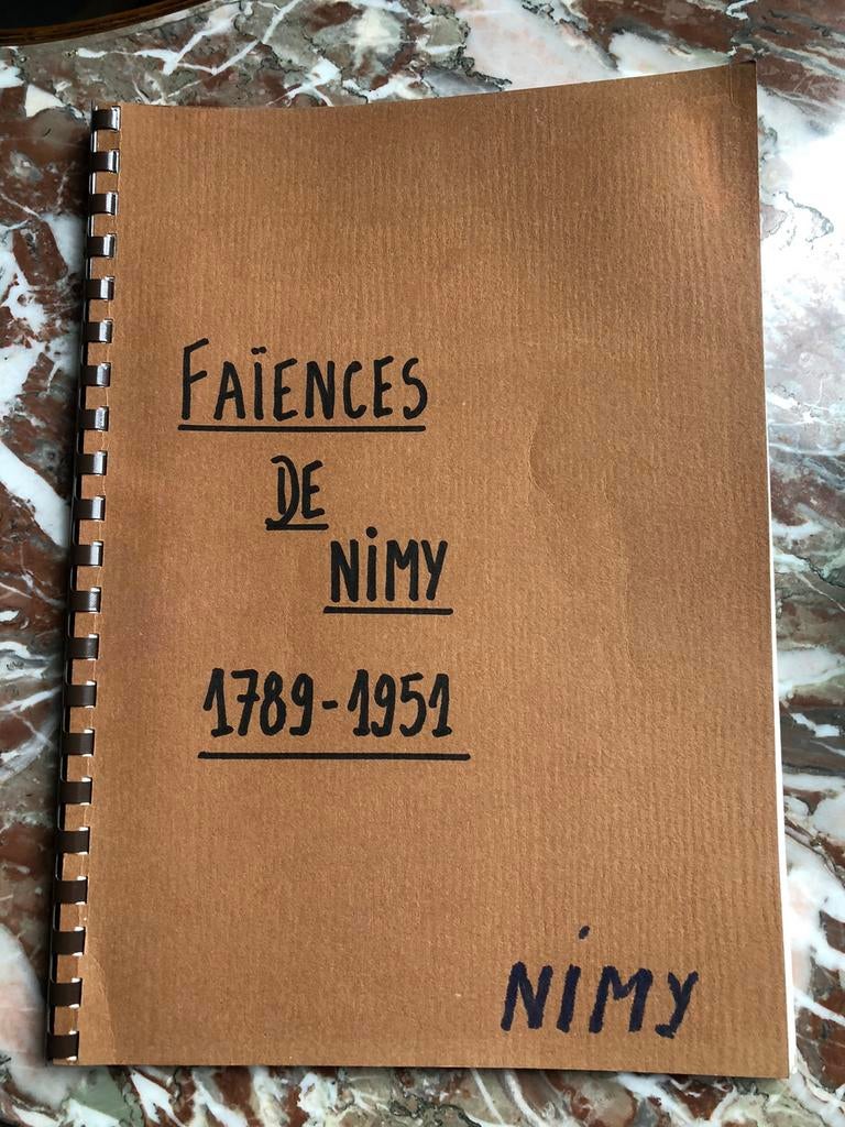 Nimy 1789/1951 aardewerkcatalogus, Antiek en Kunst, Ophalen of Verzenden