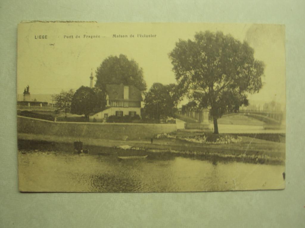 53414 - LIEGE - PONT DE FRAGNEE - MAISON DE L'ECLUSIER, Envoi