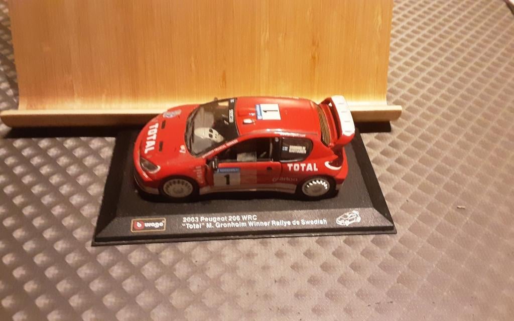 PEUGEOT 206 wrc miniatuur, Enlèvement ou Envoi, Neuf