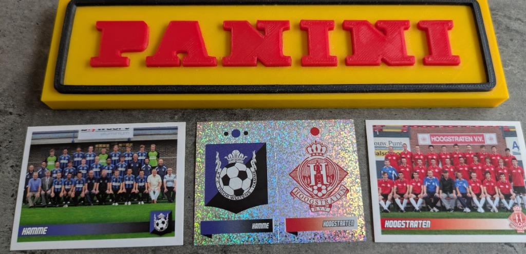 PANINI FOOTBALL 2011 501/5/3/504 HAMME/HOOGSTRATEN, Envoi, Neuf