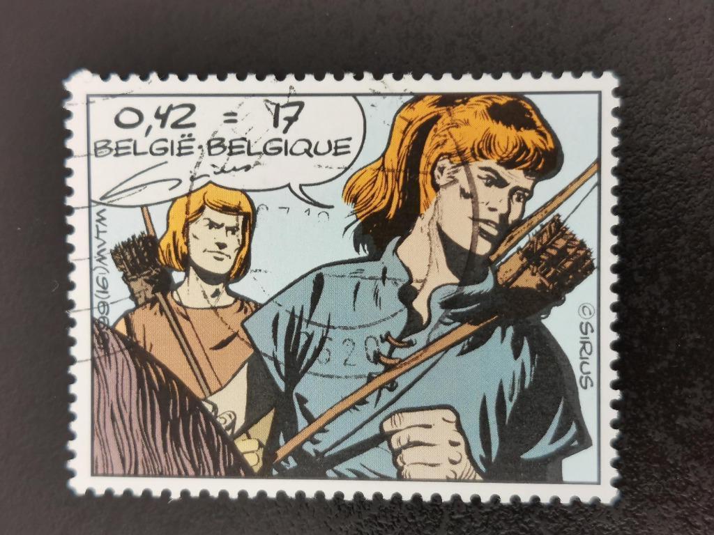 Belgique 1999 - bandes dessinées - Timur (Sirius), Enlèvement ou Envoi, Affranchi