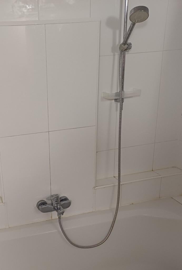Mitigeur baignoire Grohe + pommeau douche Hansa, Enlèvement, Utilisé, Chrome, Baignoire