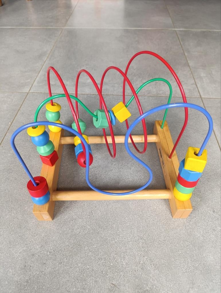 Jeu d'adresse avec des perles en bois, Enfants & Bébés, Enlèvement, Comme neuf