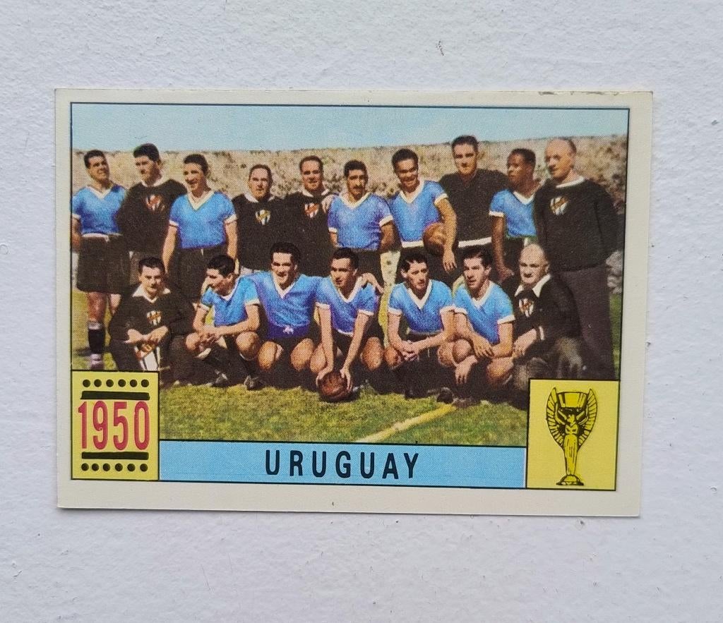 Panini Mexico 70  Winners WC 1950 - Uruguay, Ophalen of Verzenden, Nieuw