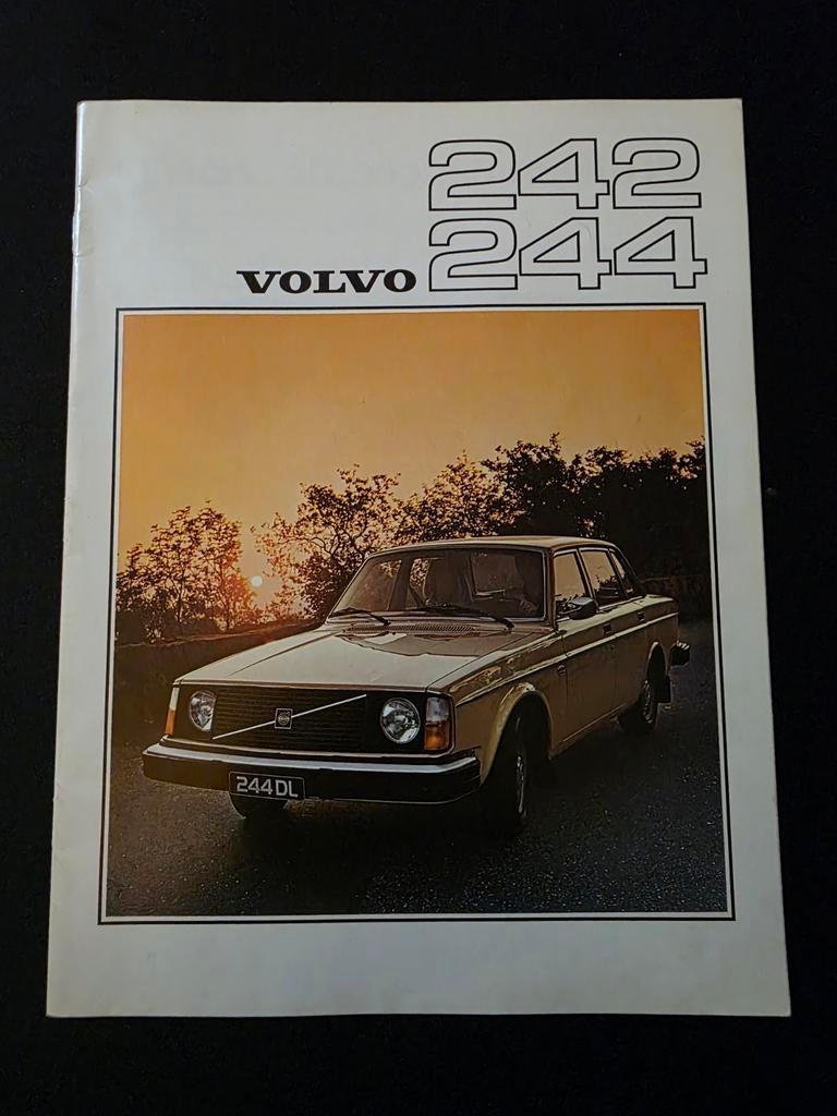 Brochure de la Volvo 242 244 1976, Enlèvement ou Envoi, Volvo