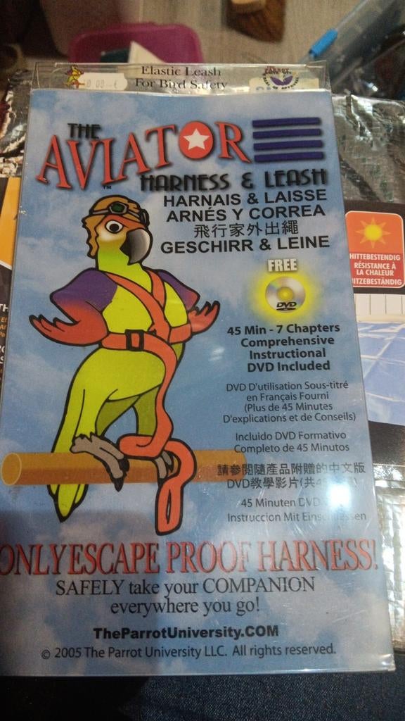 Harnais et laisse perroquet, Enlèvement ou Envoi