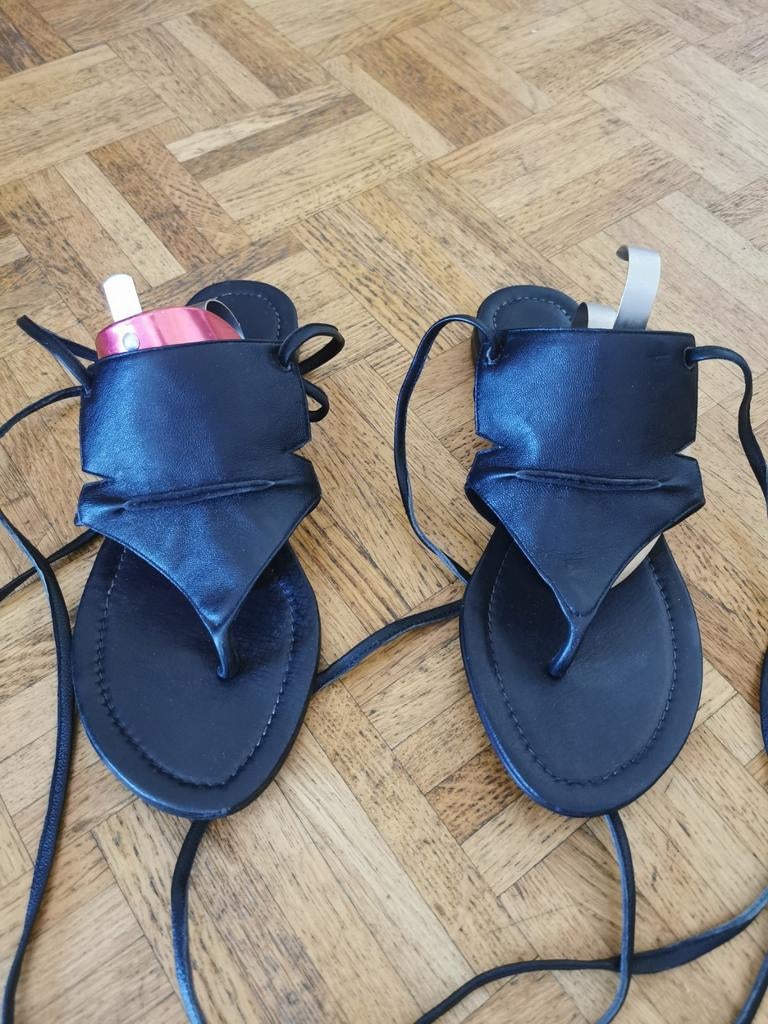 Sandales Sarah Pacini, Enlèvement ou Envoi, Comme neuf, Noir