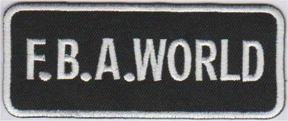 Free Biker Alliance world opstrijk patch embleem, Verzenden, Nieuw