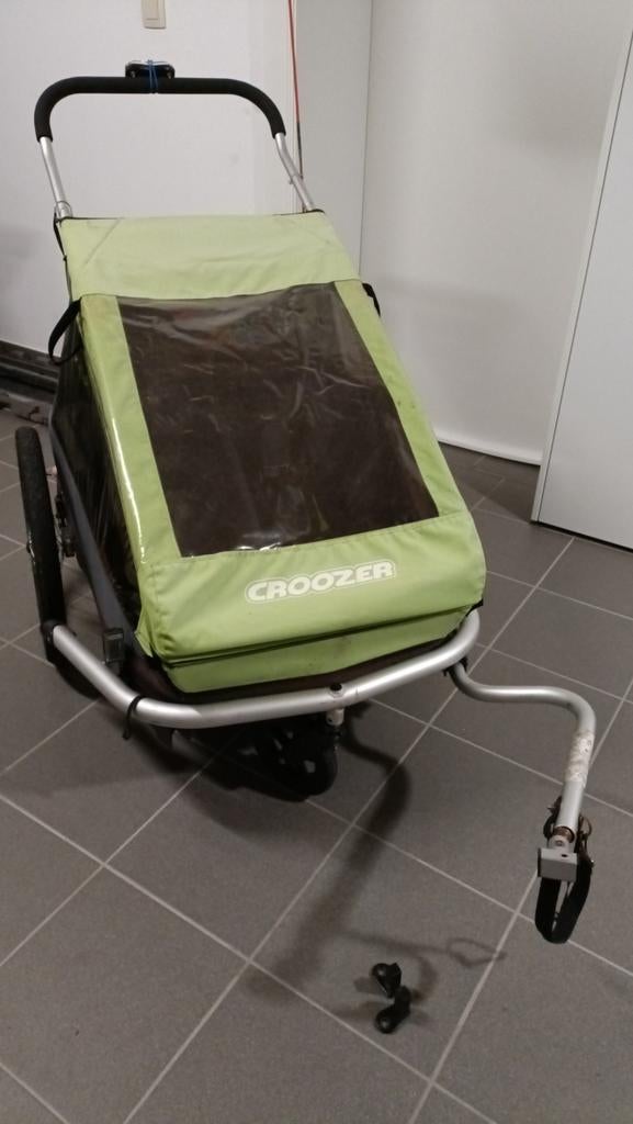 Croozer fietskar 2 kids, Fietsen en Brommers, Ophalen