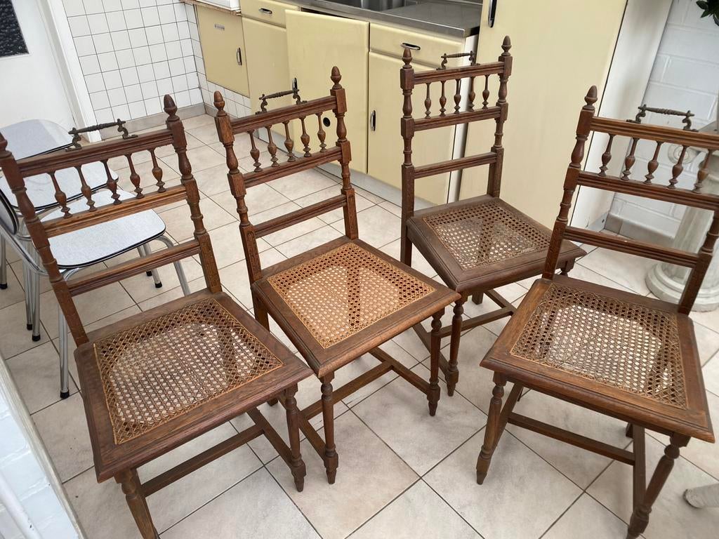 4 stoelen gratis, Antiek en Kunst, Ophalen