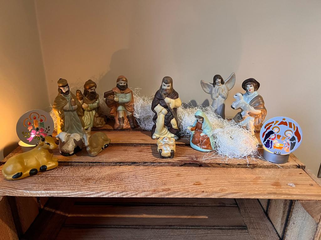 Figurines de crèche des années 1980 en biscuit, Divers, Enlèvement ou Envoi, Neuf