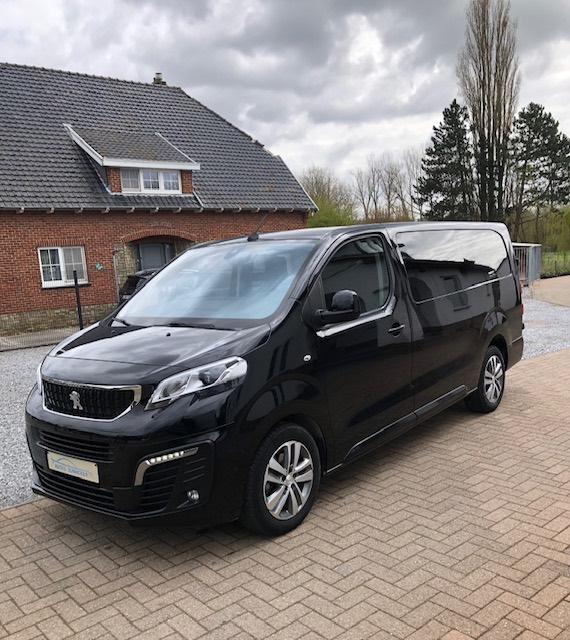 Peugeot Expert 2.0 BlueHdi Dub.Cab  AUTOMAAT  Combi, Automaat, Zwart, Bedrijf, Diesel