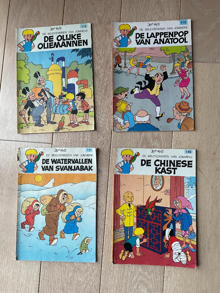 Strips Jommeke eerste druk, Livres, BD, Utilisé, Plusieurs BD, Enlèvement ou Envoi