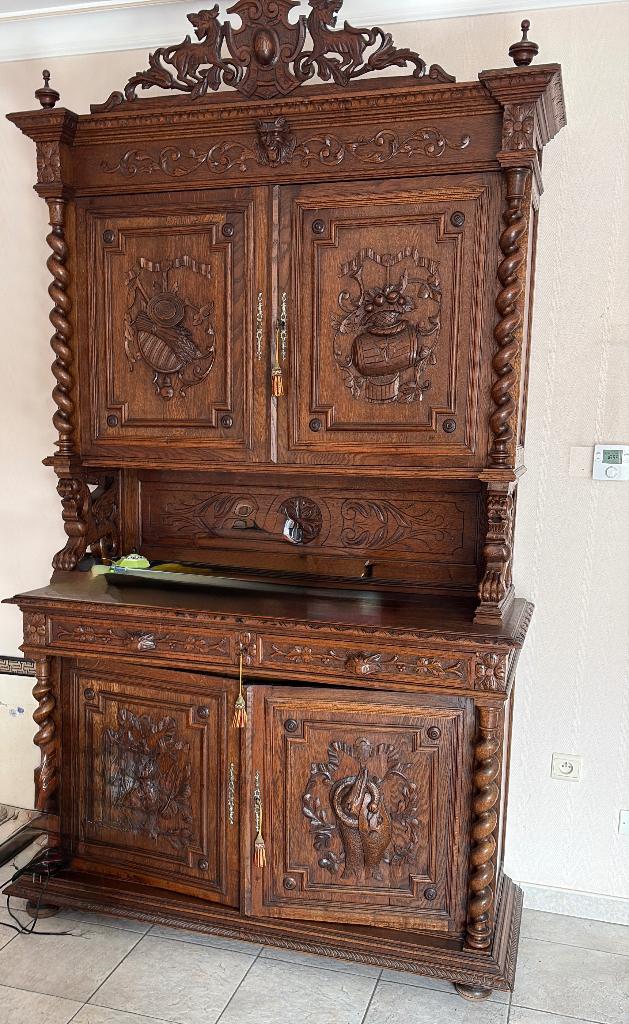 Buffetkast jachtstijl, Huis en Inrichting, Kasten | Buffetkasten, Ophalen, Gebruikt, Met deur(en), Jachtstijl