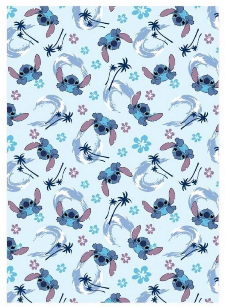 Stitch Fleece Deken - Disney Fleecedeken - 110 x 150 cm, Neuf, Garçon ou Fille, Enlèvement ou Envoi, Couverture ou Couette