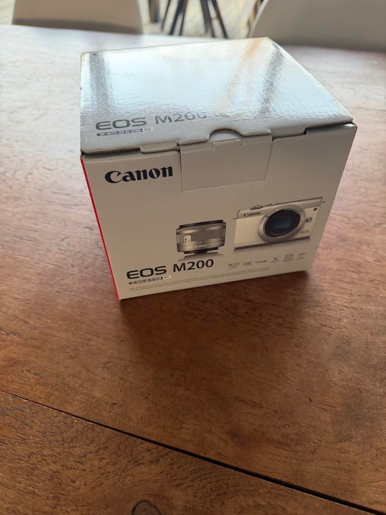 Canon EOS M200 - gloednieuw, Audio, Tv en Foto, Canon, Compact, Nieuw, Ophalen of Verzenden