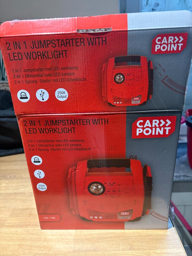 Jumpstarter, Ophalen, Nieuw