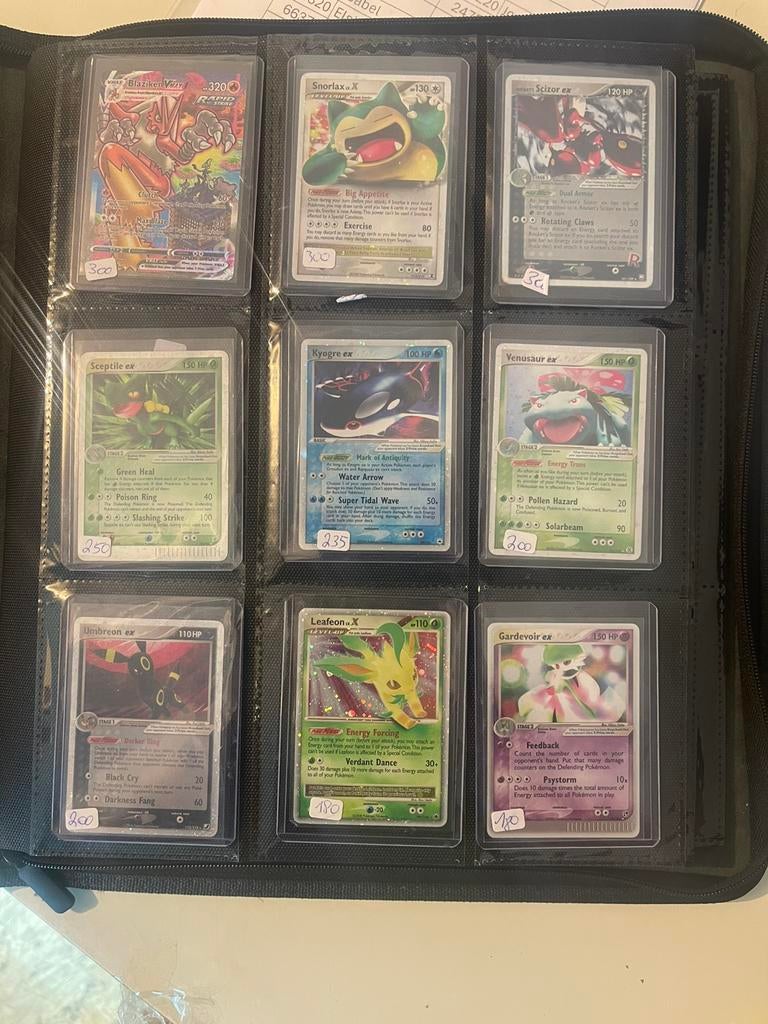 Vintage oude pokemon ex en x kaarten, Verzenden, Zo goed als nieuw