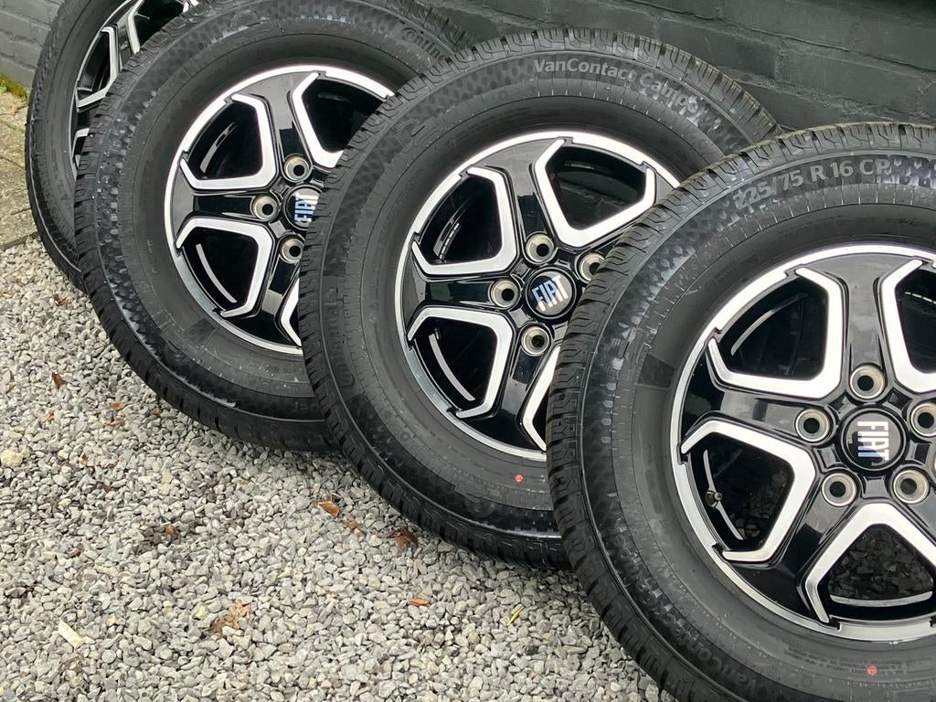 Fiat Ducato 3PMSF ALLSEASON camper velgen Citroën jumper, Auto-onderdelen, Banden en Velgen, Ophalen, 16 inch, Winterbanden, Band(en)