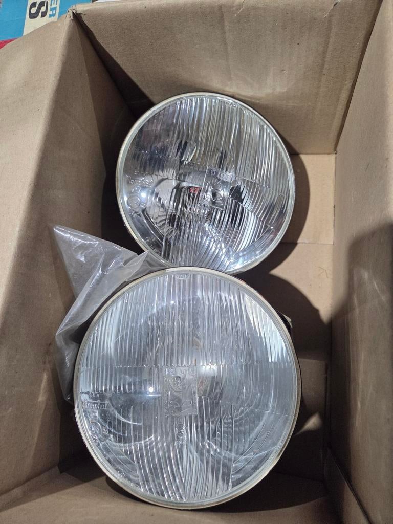 Set koplampen Marchal H4 Iode 61241203 nieuw 178mm 7", Auto-onderdelen, Verlichting, Ophalen of Verzenden