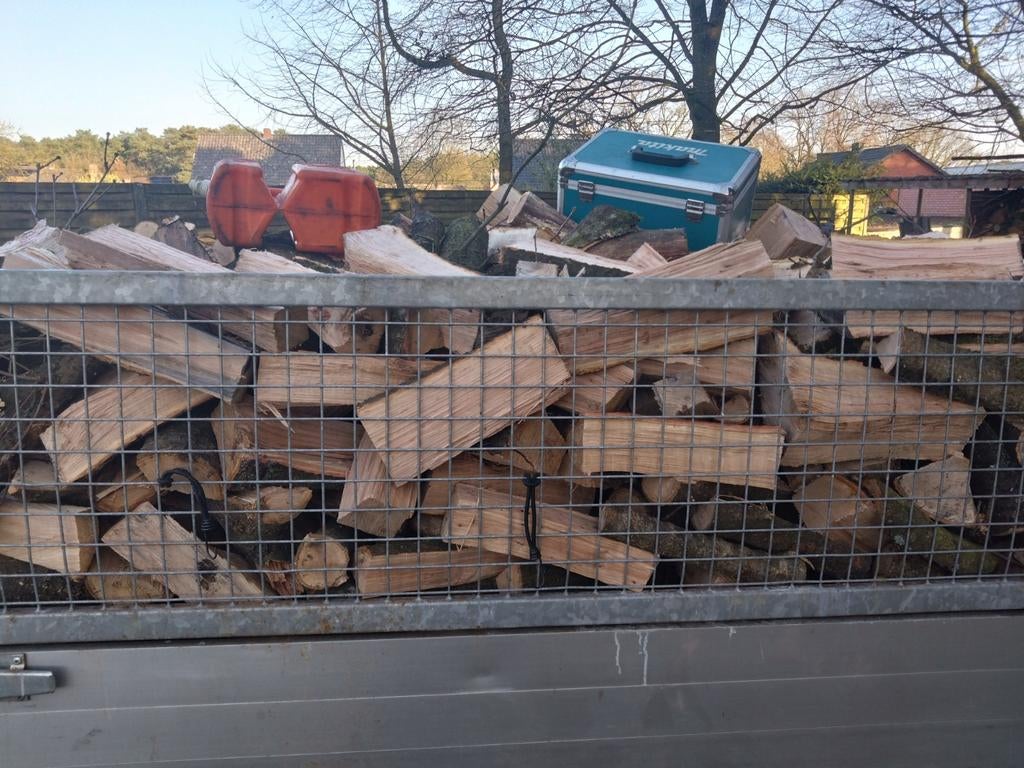 Brandhout eik, Tuin en Terras, Brandhout, 3 tot 6 m³, Ophalen, Eikenhout, Blokken