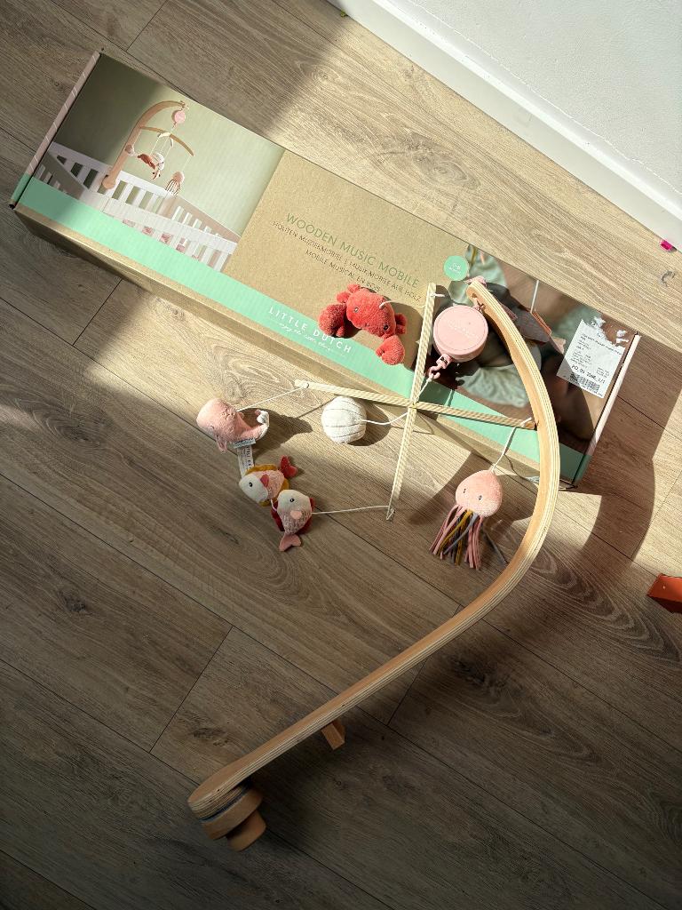 Houten muziekmobiel Little Dutch, Ophalen, Zo goed als nieuw, Overige typen