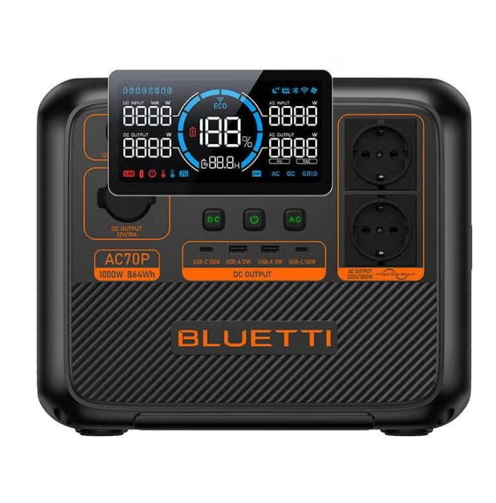 Bluetti AC70P Draagbare Power Station - EU Versie Nieuw, Ophalen, Nieuw