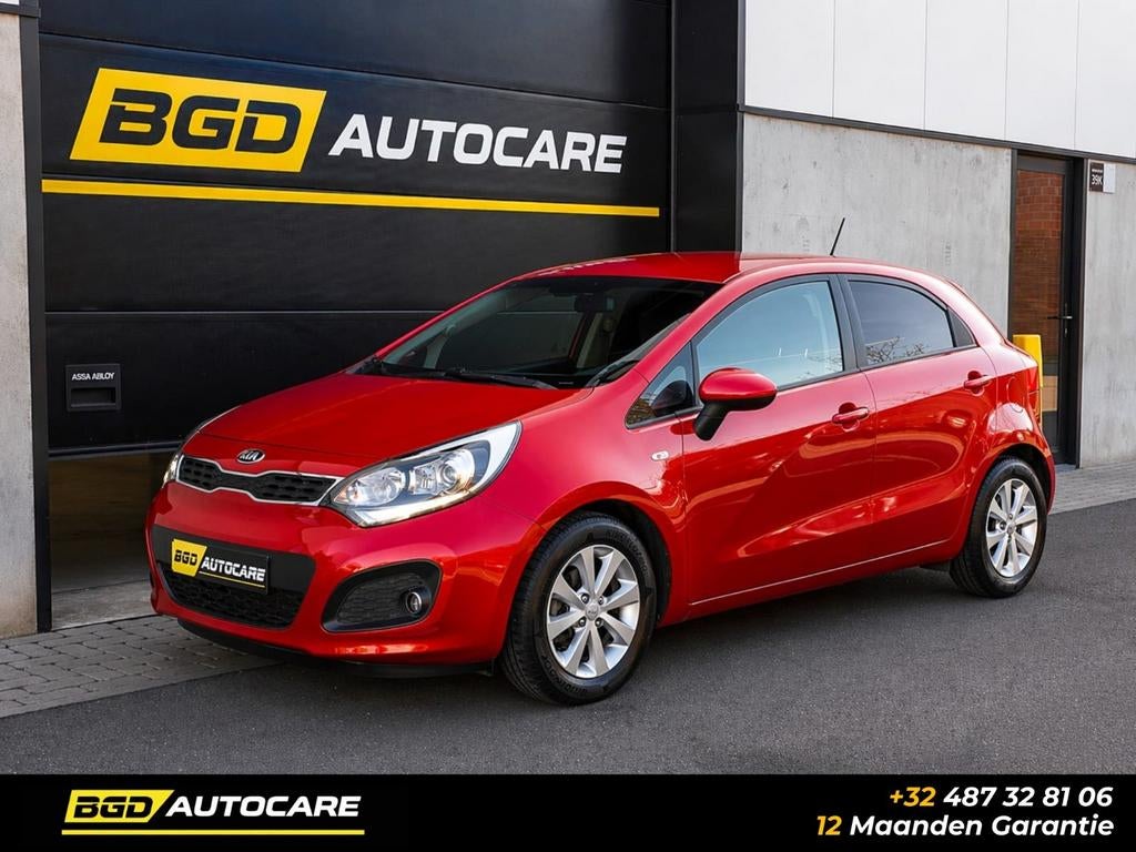 Kia Rio 1.2 Attract FULL GARANTIE 52.000
km Dealer onderhou, Auto's, Kia, Voorwielaandrijving, Euro 5, Stof, Zwart