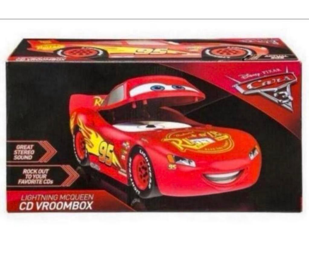 Disney Pixar CARS Lightning McQueen Cd-speler Boombox NIEUW, Ophalen of Verzenden, Nieuw