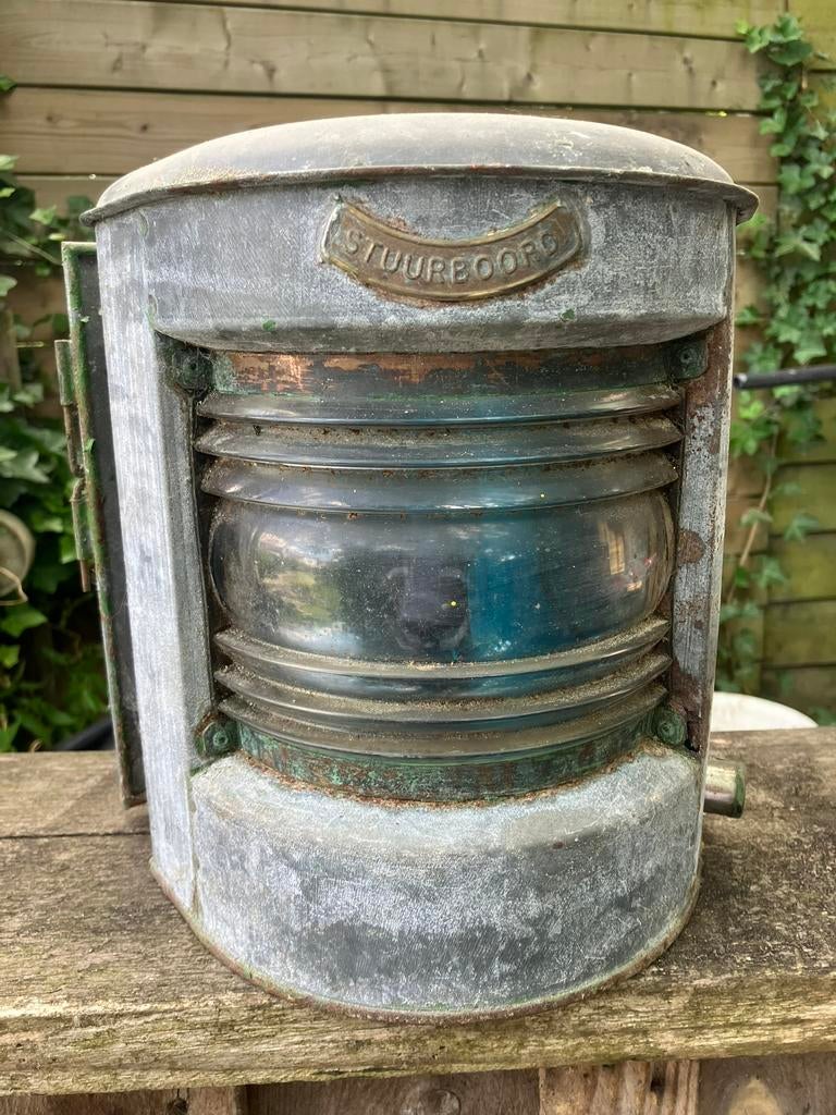 Antieke scheepslamp stuurboord, Enlèvement, Utilisé