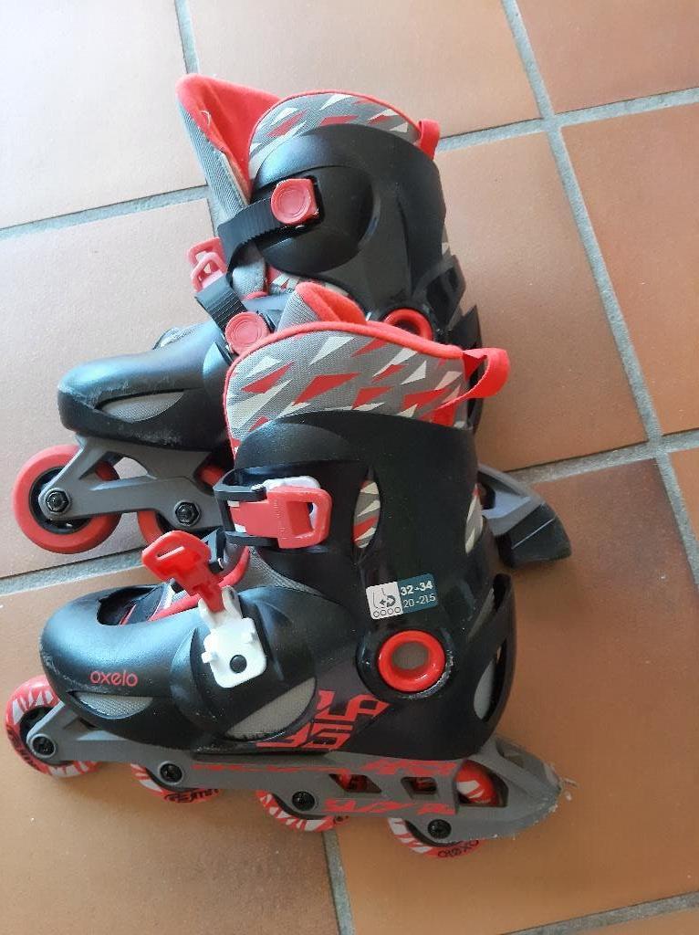 Rollers Decatlon, Sport en Fitness, Skeelers, Gebruikt, Kinderen, Inline skates 4 wielen, Ophalen