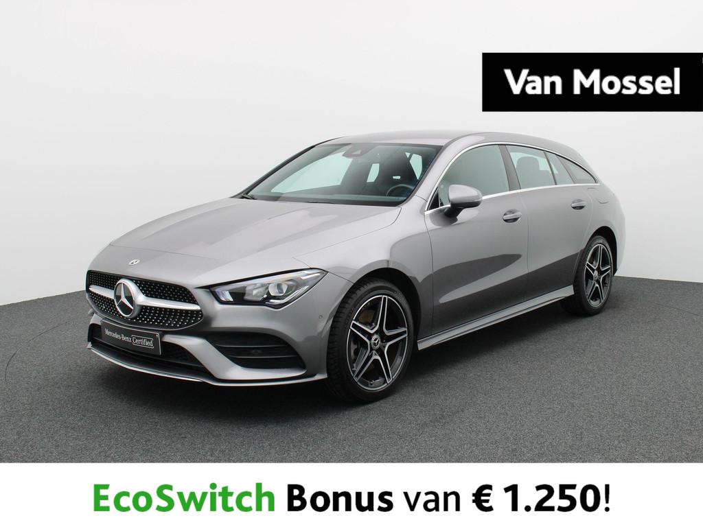 Mercedes-Benz CLA 250 e AMG Line Shooting Brake + CARPLAY +, Auto's, Mercedes-Benz, CLA, Stof, Gebruikt, Zwart
