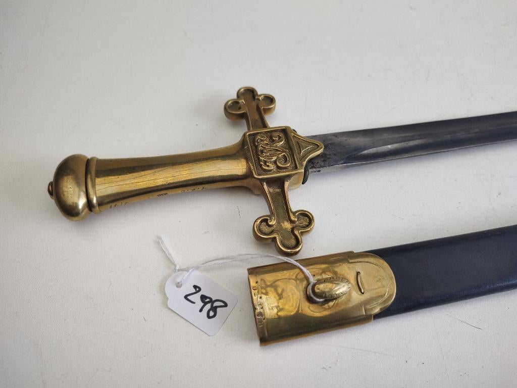 Sabel # 298 - Engeland - Bandmen's sword, Collections, Objets militaires | Général, Envoi