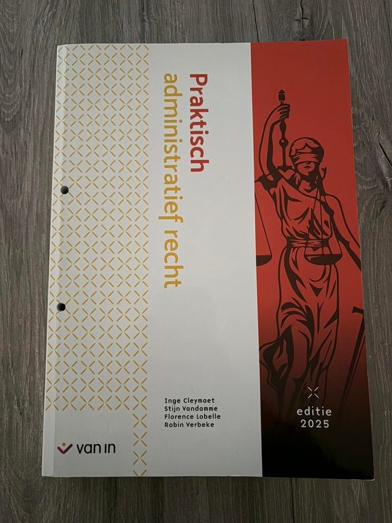 Praktisch administratief recht editie 2025, Boeken, Studieboeken en Cursussen, Ophalen of Verzenden, Zo goed als nieuw